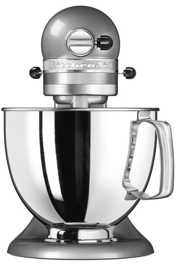 Robot patissier KITCHENAID 5KSM125ECU ARTISAN GRIS ARGENT