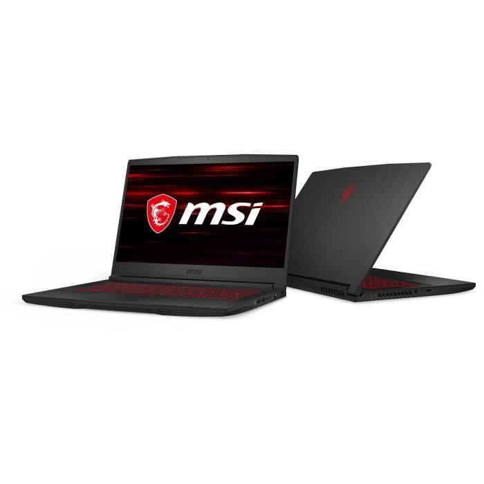 MSI PC Portable – GF65 Thin 9SE-225FR – 15,6″ FHD – Core i7-9750H – RAM 8Go – Stockage 512Go SSD – RTX 2060 6Go – Windows 10 Home