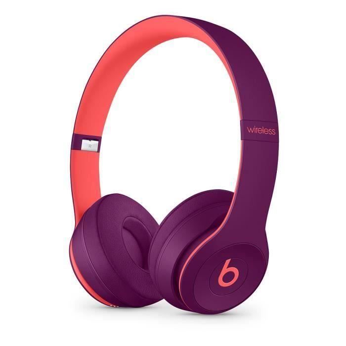 casque sans fil beats solo3 magenta pop casque