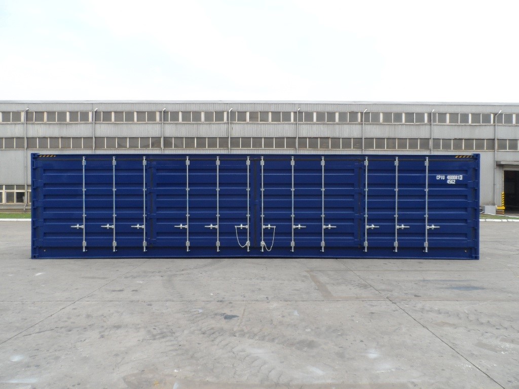 container 40 pieds open side