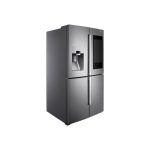 Réfrigérateur-congélateur pose libre WiFi largeur : 90.8 cm profondeur : 73.3 cm  Samsung Family Hub RF56M9540SR