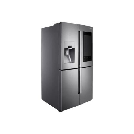 Réfrigérateur-congélateur pose libre WiFi largeur : 90.8 cm profondeur : 73.3 cm  Samsung Family Hub RF56M9540SR