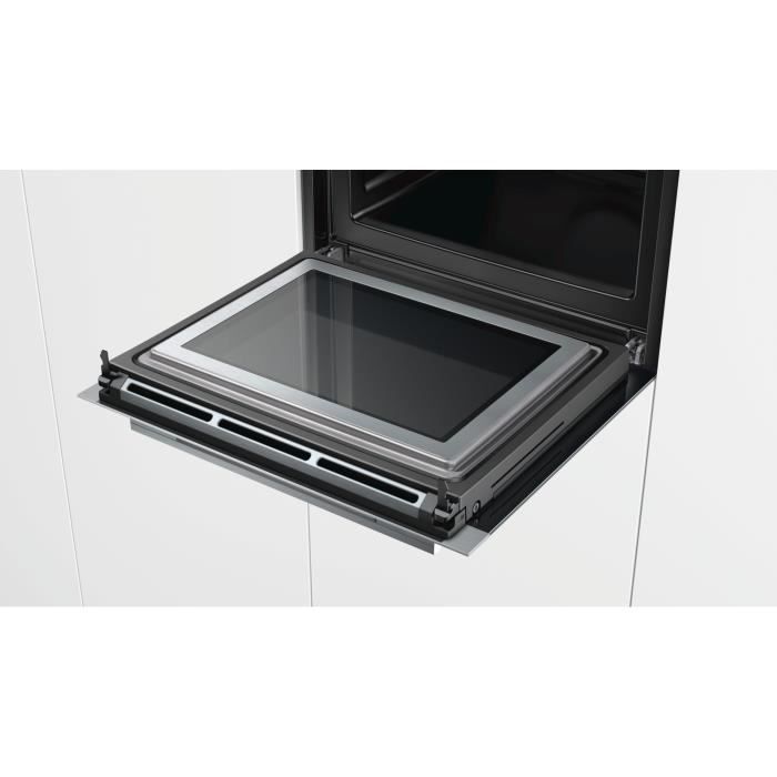 Four avec micro-ondes intégré – 67l – Pyrolyse – Inox SIEMENS – HM676G0S6