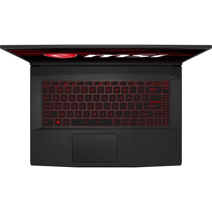 MSI PC Portable – GF65 Thin 9SE-225FR – 15,6″ FHD – Core i7-9750H – RAM 8Go – Stockage 512Go SSD – RTX 2060 6Go – Windows 10 Home