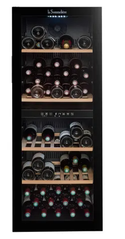 LA SOMMELIERE Cave à Vin Double Zone SLS90DZ 91 Bouteilles