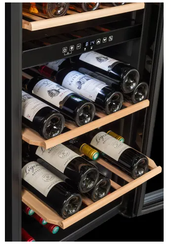 LA SOMMELIERE Cave à Vin Double Zone SLS90DZ 91 Bouteilles