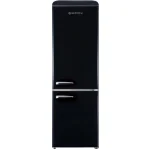 Réfrigérateur combiné vintage GEDTECH GCBV310BL – Noir – 310L – Classe E