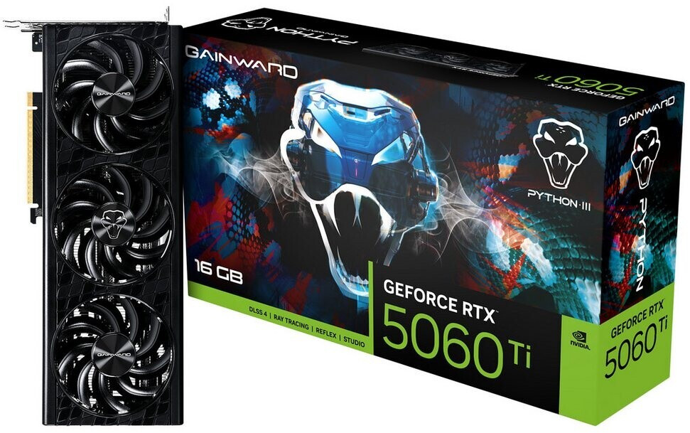 gainward geforce rtx 5060 ti python iii 16gb
