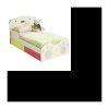 Lit enfant – Rangements – 140 x 70cm HELLOHOME Ours Câlin