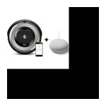 Aspirateur robot connecté + Assistant vocal Google Nest mini offert IROBOT ROOMBA E5154