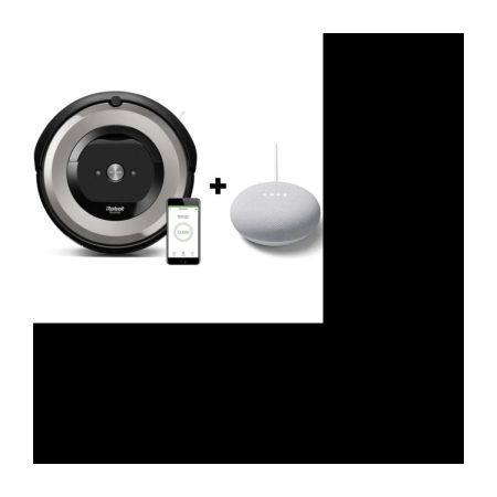 Aspirateur robot connecté + Assistant vocal Google Nest mini offert IROBOT ROOMBA E5154