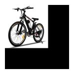 Vélo électrique de montagne roues de 26 pouces jante alliage d’aluminium Double couche – Noir