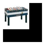 Baby foot – barres télescopiques + monnayeur – Bleu – GARLANDO – Deluxe Outdoor