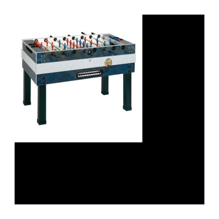 Baby foot – barres télescopiques + monnayeur – Bleu – GARLANDO – Deluxe Outdoor