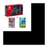 Console Switch grise + Mario Kart 8 Deluxe + The Legend of Zelda Breath of the Wild