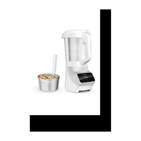 Blender MOULINEX SOUP&PLUS GRIS 1100 W AVEC PANIER VAPEUR INOX