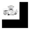 Robot cuiseur MOULINEX HF906B10 Robot cuiseur I-Companion XL – 1550 W – Gris