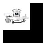 Robot cuiseur MOULINEX HF906B10 Robot cuiseur I-Companion XL – 1550 W – Gris