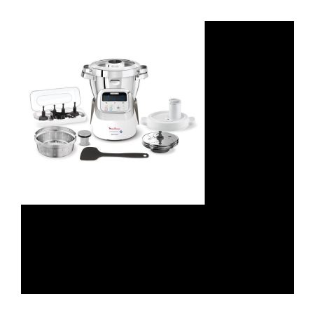 Robot cuiseur MOULINEX HF906B10 Robot cuiseur I-Companion XL – 1550 W – Gris
