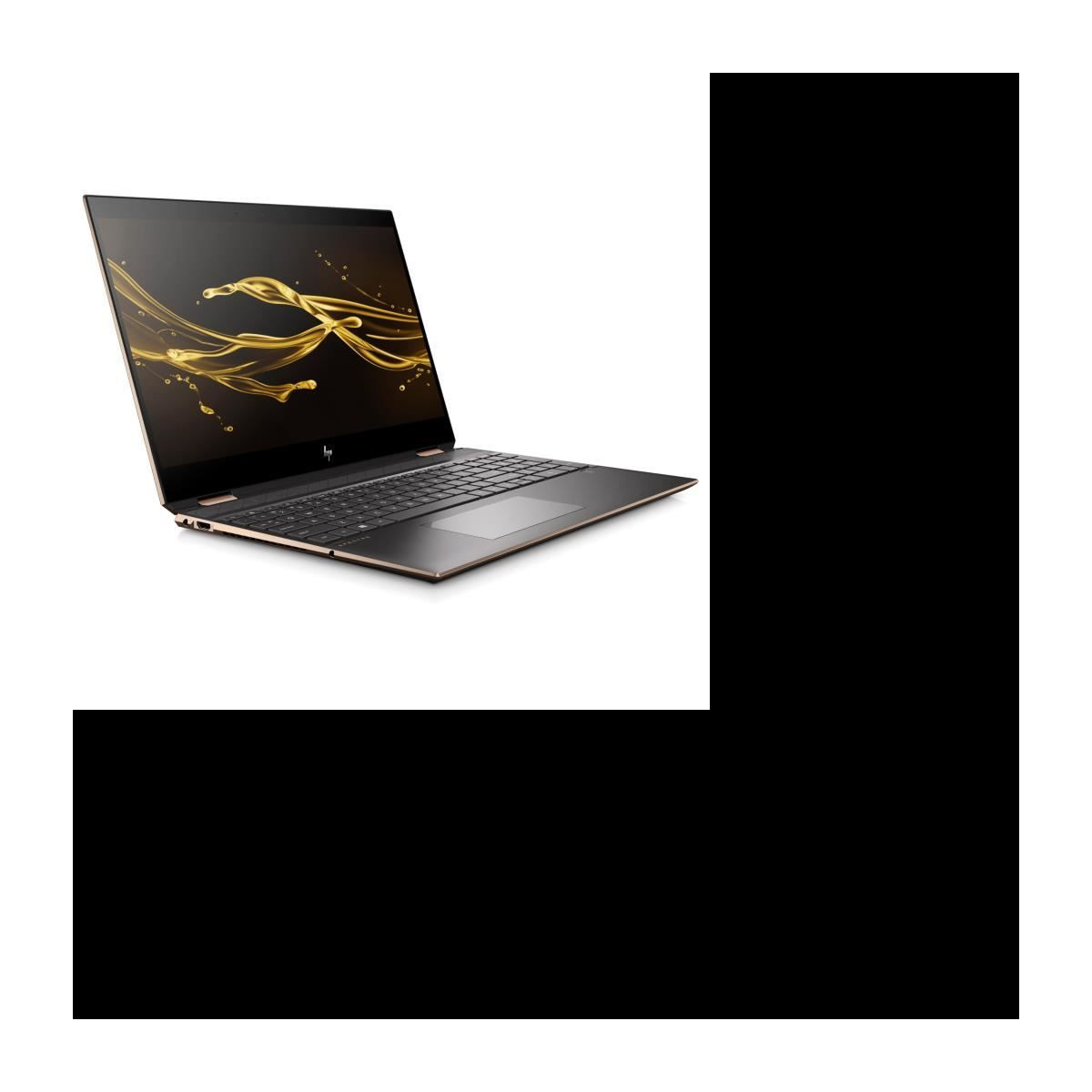 HP PC Portable Spectre x360 15-df0006nf 15.6″ Tactile FHD – Core i7-8565U – RAM 16Go – SSD 256Go – Thunderbolt 1 HP PC Portable Spectre x360 15-df0006nf 15.6″ Tactile FHD – Core i7-8565U – RAM 16Go – SSD 256Go – Thunderbolt