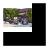 Salon de jardin en imitation résine tressée ALLIBERT 4 personnes MONACO Gris