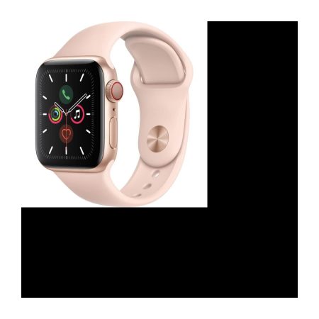 Apple Watch Series 5 Cellular 40 mm Boîtier en Aluminium Or avec Bracelet Sport Rose – S/M