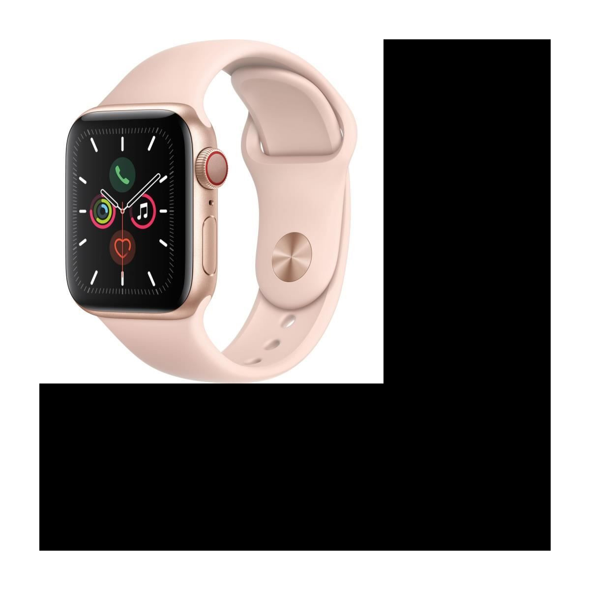 Apple Watch Series 5 Cellular 40 mm Boîtier en Aluminium Or avec Bracelet Sport Rose – S/M 9 merchant fixed 4306 1780346206