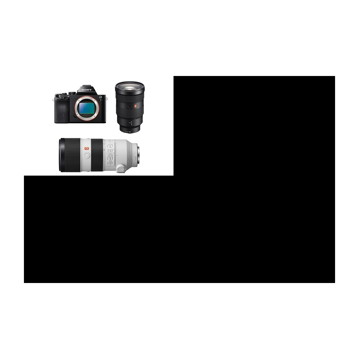 Appareil photo hybride SONY ALPHA 7 + FE 24-70 F/2.8 GM + FE 70-200 F/2.8 GM 7 merchant fixed 4704 1780331812