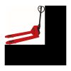 Einhell Transpalette hydraulique TC-PT 2500 (Capacité : 2 500 kg, Diamètre des roues de fourche : 80 mm, Relevage automatique du tion à la