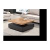 Table basse de salon moderne 70 x 70cm – Noir