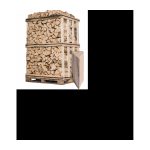 BOIS DE CHAUFFAGE – 33 CM – MÉLANGE DE BOIS DURS – PALETTE 2 M3 – 2.9 STÈRES