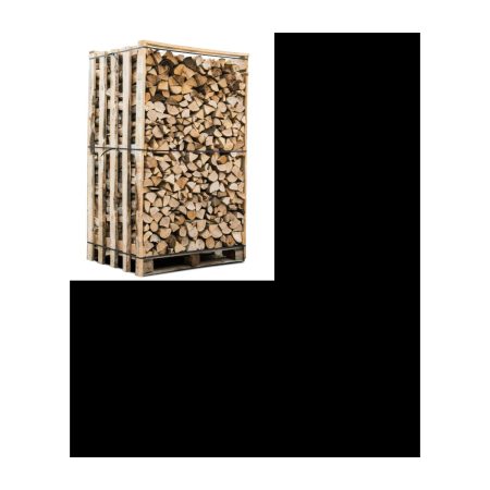 Box 3 stères 30cm bois de chauffage sec – palette de bois coupé fendu de 2,1m3