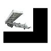 Remorque benne hydraulique 3 essieux 400×200