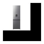Réfrigérateur combiné FCN255WDE, 255 L, Froid ventilé No Frost, E