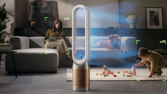Ventilateur purificateur¹. Désormais avec la technologie Dyson Find+Follow