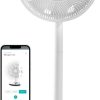 Duux ventilateur sur pied connecté et silencieux WHISPER FLEX BLANC DXCF11